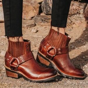 Freebies by Steven Whiskey Boots Cognac 7.5